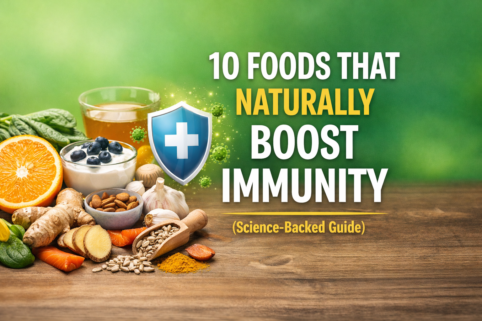 10 Foods That Naturally Boost Immunity (Science-Backed Guide)