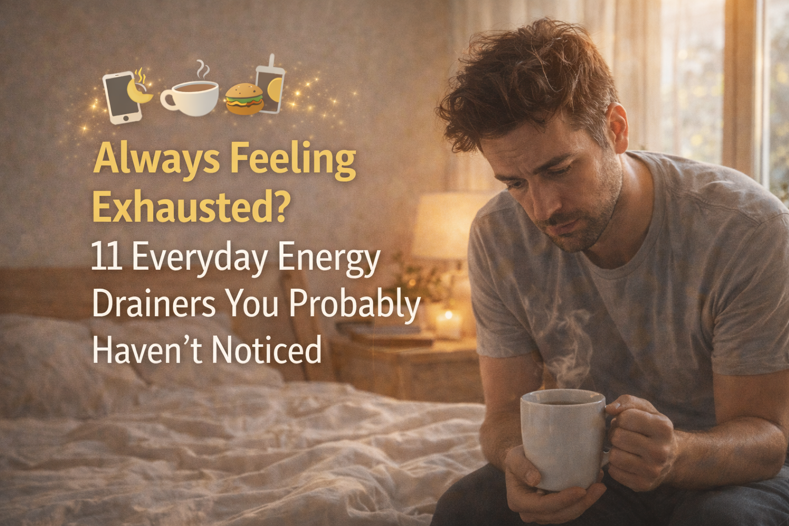 Always Feeling Exhausted? 11 Everyday Energy Drainers You Probably Haven’t Noticed