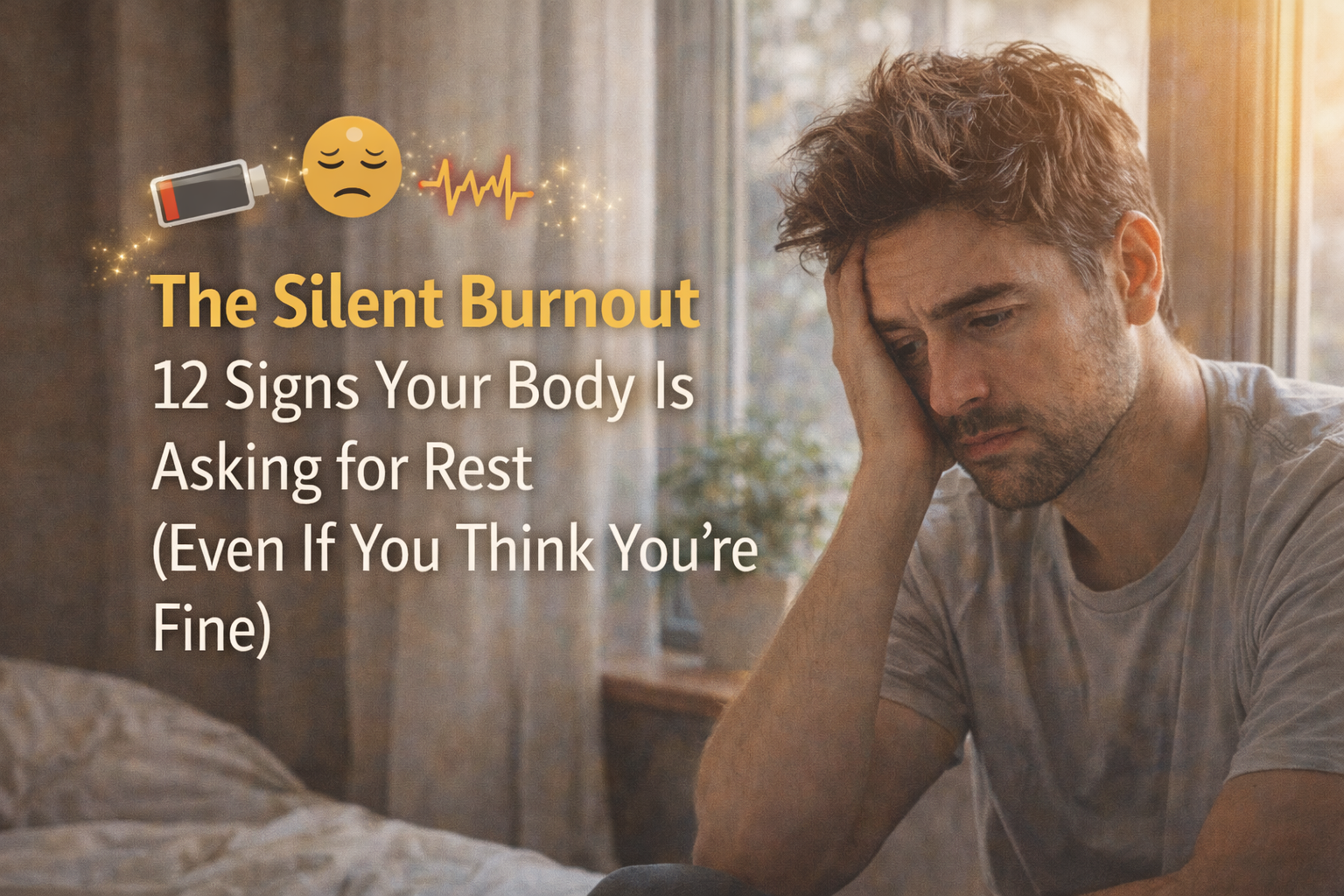 When Exhaustion Doesn’t Go Away: 12 Quiet Signs Your Body May Be Experiencing Burnout