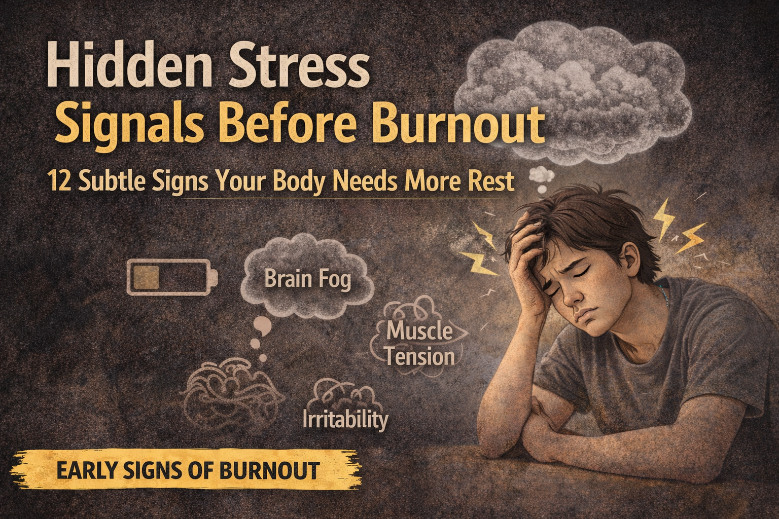 The Hidden Stress Signals Your Body Shows Before Burnout Happens